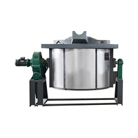 Four de fusion à induction électrique pour la fonte de métaux (laiton, cuivre, aluminium) et de ferraille, capacité 100 kg - 5 tonnes, avec creuset