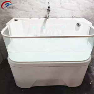 小型、中型、大型のペットに適した家庭用の新しいタイプの多機能、ハイエンドのSPAペットバスタブ。 - Product Image 1