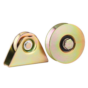 Poulie à fente pour porte coulissante Y/V/U avec roulement à rouleaux <span class=keywords><strong>de</strong></span> roulement poulie inférieure roue <span class=keywords><strong>de</strong></span> pied <span class=keywords><strong>de</strong></span> porte <span class=keywords><strong>de</strong></span> grange - Product Image 5