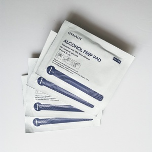 Almohadillas de preparación de <span class=keywords><strong>alcohol</strong></span> preinyección multiusos al mejor precio 2025 Hynaut fábrica no tejida 70% 75% isopropil etilo - Product Image 2