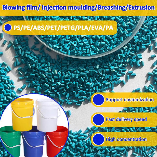 High Gloss Pearl Blue Masterbatch | PP/PE/PET/ABS Compatible | for Injection Molding Film Blowing | Power Tool Accessories |