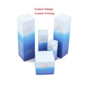 Boîtes pliables personnalisées Crown Win blanches et bleues en matériaux recyclés avec impression, finition UV sélective, pelliculage mat ou brillant en option - Product Image 4