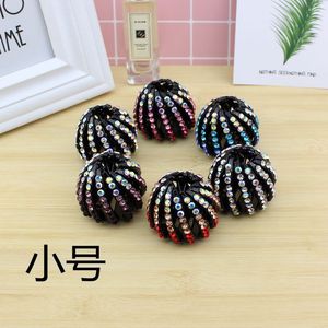 Korean Style Rhinestone Hair <b>Clips</b> Black Plastic Gripper Hair Accessories For Daily Use <b>Spring</b> 2021 Yiwu Origin - Product Image 2