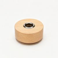 Couvercle de diffuseur d'aromathérapie en bois massif personnalisé, bouchon en bois pour bouteille d'huile parfumée personnalisée, accessoires écologiques pour la fragrance d'intérieur