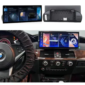 초박형 12.3 "안드로이드 13 자동차 라디오 BMW 3 5 시리즈 E90 E91 E60 E61 2005-2010 자동차 GPS 네비게이션 DVD 플레이어 4G