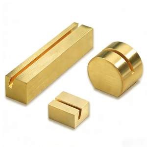 Présentoir professionnel en laiton et aluminium pour cartes de visite, photos, étiquettes de prix et notes - Product Image 1