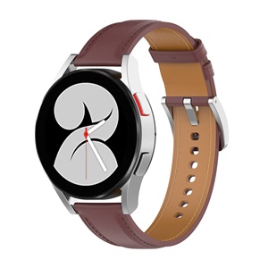 Correa de Reloj de Cuero Genuino para Hombre y Mujer, Correa de Reloj de Cuero de Alta Calidad de 20 mm para <span class=keywords><strong>Amazfit</strong></span> <span class=keywords><strong>GTS</strong></span> y Garmin Forerunner - Product Image 6