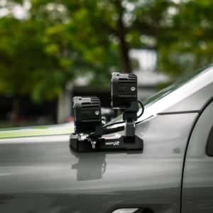 Giá đỡ đèn Ranger địa hình bằng hợp kim nhôm CNC không bị hư hỏng, dành cho Ford Ranger NEPTR, giá đỡ đèn kép cột A - Product Image 3