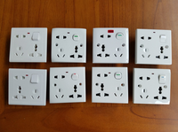 Sran — prise de courant murale multifonction à 8 broches, ue 220V, type abs standard Pakistan