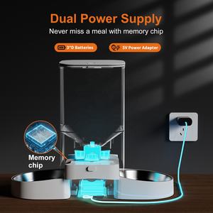 Nouvelles mises à niveau Wifi mangeoire pour animaux de compagnie avec distribution égale pour chats chiens batteries prises en charge distributeur de nourriture intelligent - Product Image 6