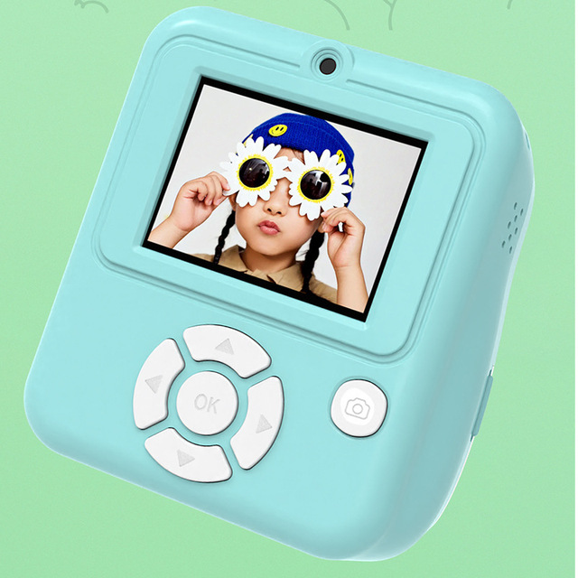 Manufacturer Lowest Price Photo Printer 200dpi Dual Lens Instant Camera Print Mini Pocket Thermal Portable Kids Camera Printer