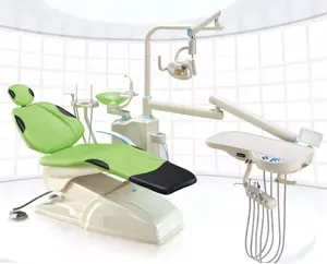 병원 치과 장비 배려 완전한 치과 단위 진료소 휴대용 다기능 치과 의자