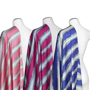 Hot Selling Multifunction Ladies Custom Print 100% Silk Charmeuse Satin Fabric Digital Print