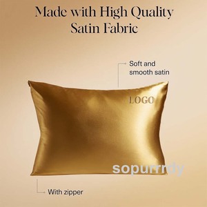 Custom Logo Silk Pillowcase Sleeping <b>Eye</b> Maskes Elastic Headband Satin Pillow Washable Luxury Pillowcase Box <b>Eye</b> <b>Cover</b> Gift Sets - Product Image 2