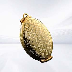 Colgante Hip Hop Redondo Plano de Aleación de Zinc con Diseño Personalizado, Estilo Moderno Grabado, Venta Caliente - Product Image 5