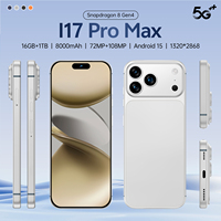 Versi Global Murah Tanpa Kunci I Ponsel Baru 17 Pro Max 12GB+1TB 8-Core Layar HD 6.9 Inci CDMA Dual SIM Kamera