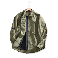 Veste de travail de charpentier personnalisée par les fabricants, lavée et délavée, veste utilitaire vintage pour homme, coupe-vent et imperméable