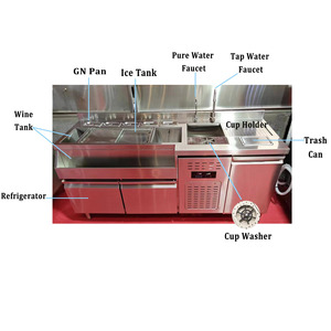 Oem bán buôn với tủ lạnh thép không gỉ Cocktail Bar Trạm đa chức năng bartender trạm Băng hồ bơi được sử dụng trong thanh - Product Image 2