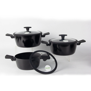 Juego de Ollas de Aluminio de 20 Piezas, Elegante y de Alta Gama, con Revestimiento Antiadherente de Cerámica, Apto para Lavavajillas, Opción Personalizada para Cocinar en Casa - Product Image 1