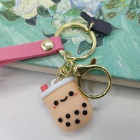 Nouveau porte-clés mignon Boba en PVC souple, porte-clés anime 3D Boba, pendentif de sac pour enfants, porte-clés Boba