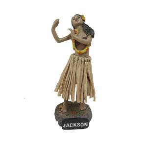 Figurine créative dansante Hula Girl Hawaii Souvenirs tableau de bord Hula Girls Bobble Head - Product Image 3