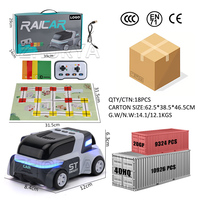 Zhorya Line Following RC Car con 2,4 GHz Control remoto Programable STEM Toy y música Reconocimiento de color Juguetes interactivos