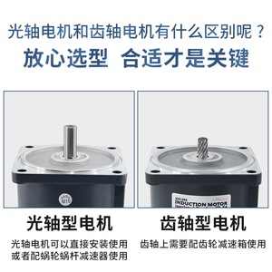 Motor Asíncrono Monofásico de CA Tianli con Eje Óptico de 40W, Motor de Velocidad Regulable de 220 - Product Image 4