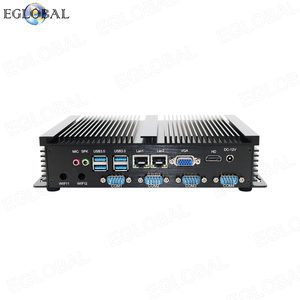 Mini PC industrial sin ventilador EGLOBAL Barebone WinXP/7/10 Intel I5 3317U 2Lan 4RS232 Barebone Desktop Mini PC Computadora Wifi HD + VGA - Product Image 1