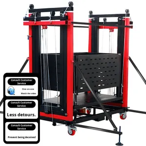 Andamio eléctrico pequeño plegable, andamio de elevación eléctrico de 500kg, andamio eléctrico - Product Image 2