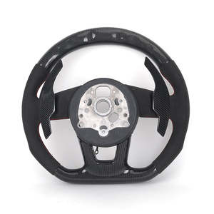 Alcantara Grip Carbon Fiber <strong>LED</strong> Illuminated Steering Wheel for Audi A3 A4 A5 A6 B7 8V B9 S3 S4 S5 RS3 RS4 RS5 RS6 <strong>RS7</strong> C7 C8 Q5 - Product Image 2