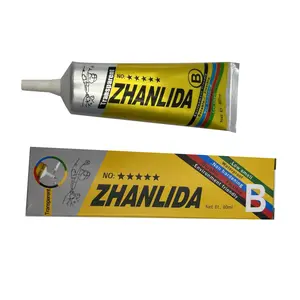 ZHANLIDA 80ML Super Glue Ethyl Cyanoacrylate Adhesive for Mobile Crafts Shoes Liquid Glue Volatile Solvent Adhesives Clear
