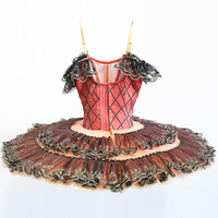 T0317 Vente en gros de costumes de ballet professionnels pour femmes avec décoration en strass, jupes tutu classiques pour adultes Paquita