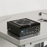 Mini PC Industrial con Procesador Intel Core I3 de 6.ª a 13.ª Generación, Refrigeración por Ventilador, Linux/Win10/Win11, Router, Estación de Trabajo, Chasis de Servidor