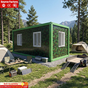 Casa Modular Prefabricada Colorida, Casas Modulares en Contenedores Preconstruidas de 40 pies, Casa Desmontable de Primera Calidad, Antioxidante - Product Image 2