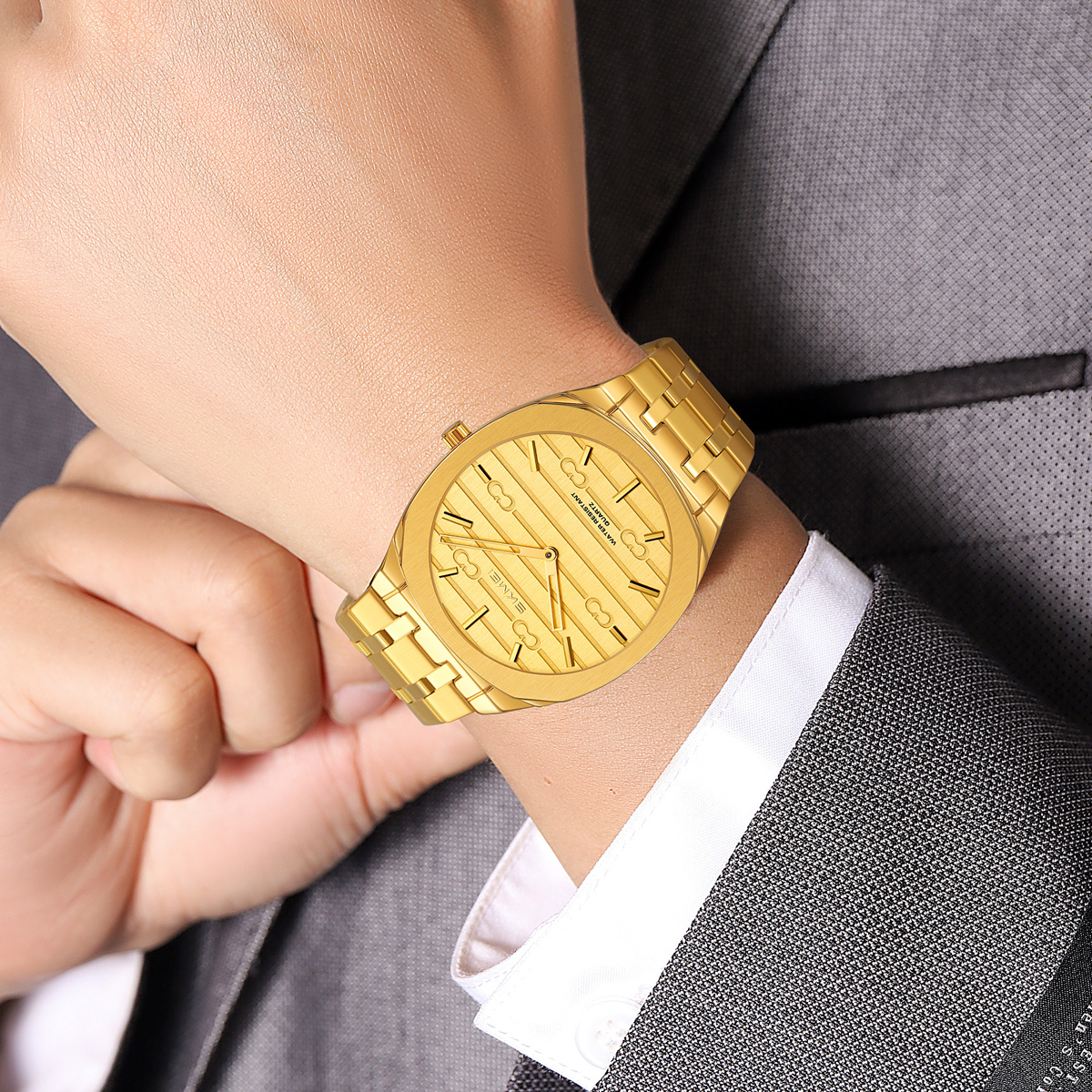 SKMEI 9372 High Quality Pointer Men Luxury Watch Mens  display picture 2