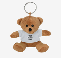Logo personnalisé Mini Ours en Peluche Porte-clés Cadeau Promotionnel Événement d'Entreprise Jouet Animal en Peluche Doux