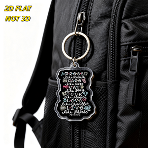 Llavero de acrílico inspirado en series de televisión: Diseño con iconos coloridos de tus personajes favoritos, accesorio novedoso y nostálgico. - Product Image 5
