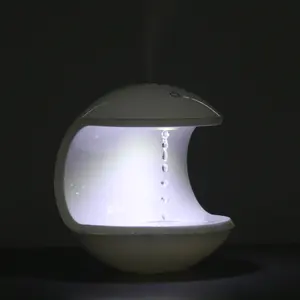 cute design water ascend 2024 new bedroom anti-gravity humidifier miracle artistic anti gravity humidifier with LED night light