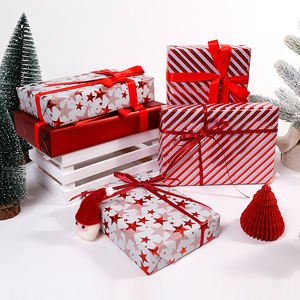 <b>Christmas</b> Gift <b>Wrapping</b> 43x300cm Disposable Coated Silicone Virgin Luxury <b>Rolls</b> <b>Paper</b> - Product Image 3