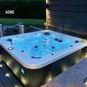 <span class=keywords><strong>Jacuzzi</strong></span> Balboa américain en acrylique pour 6 personnes, bain à remous extérieur pour villa, baignoire de massage au sol, <span class=keywords><strong>spa</strong></span> sexy - Product Image 1
