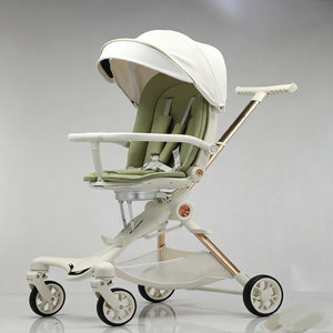 JXB Bestseller Geländegängiger Leichtgewicht-Kinderwagen Ausgestattet mit Sonnenschutzvorhängen - Product Image 3