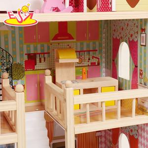 <span class=keywords><strong>Casa</strong></span> <span class=keywords><strong>de</strong></span> <span class=keywords><strong>muñecas</strong></span> <span class=keywords><strong>de</strong></span> madera <span class=keywords><strong>de</strong></span> tres pisos iluminada con LED rosa para niñas-Juego completo <span class=keywords><strong>de</strong></span> muebles con piscina <span class=keywords><strong>de</strong></span> jardín W06A333D - Product Image 5