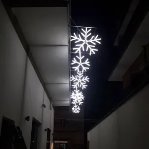 Lumières Led de décoration effet flocons de neige, luminaires pour décoration de noël, Motif 3d, haute qualité