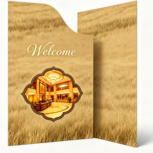 Porte-cartes de clés d'hôtel en carton découpé, imprimé offset couleur, pour hôtels, complexes hôteliers et auberges de charme - Product Image 4