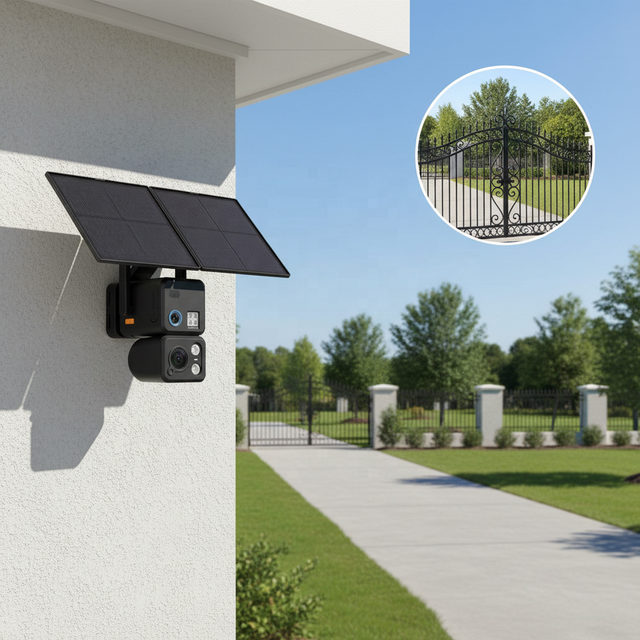 NiView Aov Solar Powered Surveillance AI Smart Camera Outdoor HD 10X Optical Zoom All-day Recording Alarm 4G & WIFI Night Vision
