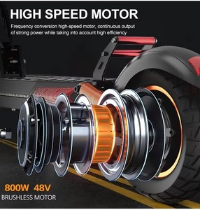 Monopattino Elettrico JLM MX-14 con Pneumatici a Nido d'Ape da 10 Pollici, 48V 500W, Velocità Massima 45km/h, <span class=keywords><strong>Doppio</strong></span> Freno a Disco, Prezzo di Fabbrica, Disponibile in Magazzino Estero - Product Image 3