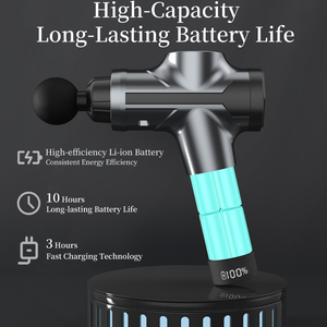 कस्टम लोगो मालिश बंदूक Lcd स्क्रीन संदेश बंदूक गहरी ऊतक बूस्टर उच्च गुणवत्ता वाले शरीर परस्शन बंदूक - Product Image 2