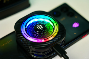 Ventilateur intelligent magnétique Nubia RedMagic Cooler 8 Pro avec éclairage LED RGB 36W, refroidissement <span class=keywords><strong>liquide</strong></span> VC pour smartphone gaming - Product Image 3