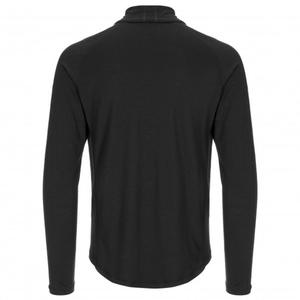 Mens Merino <strong>Wool</strong> Solid Color Long Sleeve 1/4 Zipper <strong>Base</strong> <strong>Layer</strong> - Product Image 2