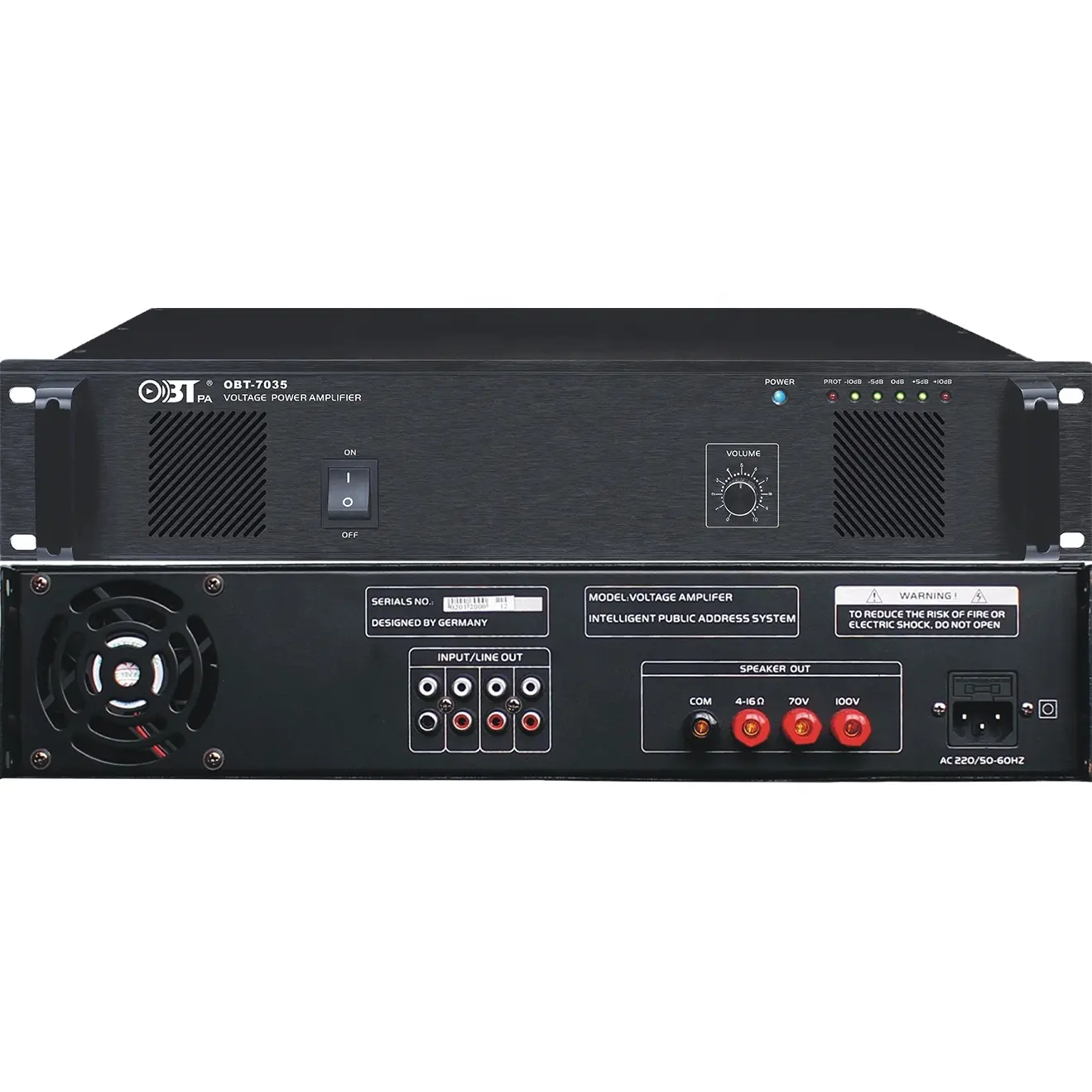 Sound Standard Leistungs verstärker Audio 4 Kanal Pro Leistungs verstärker Mixer Rack Pro Pa Leistungs verstärker